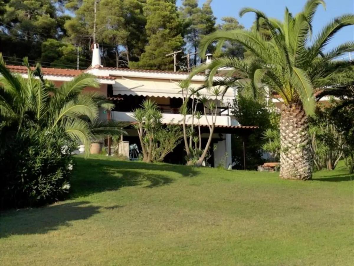 Beachfront Villa 100M From Sea For Up To 10 Guests Siviri Exteriör bild