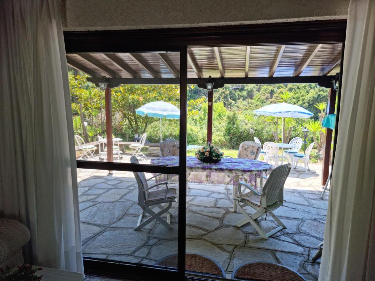 Beachfront Villa 100M From Sea For Up To 10 Guests Siviri Exteriör bild