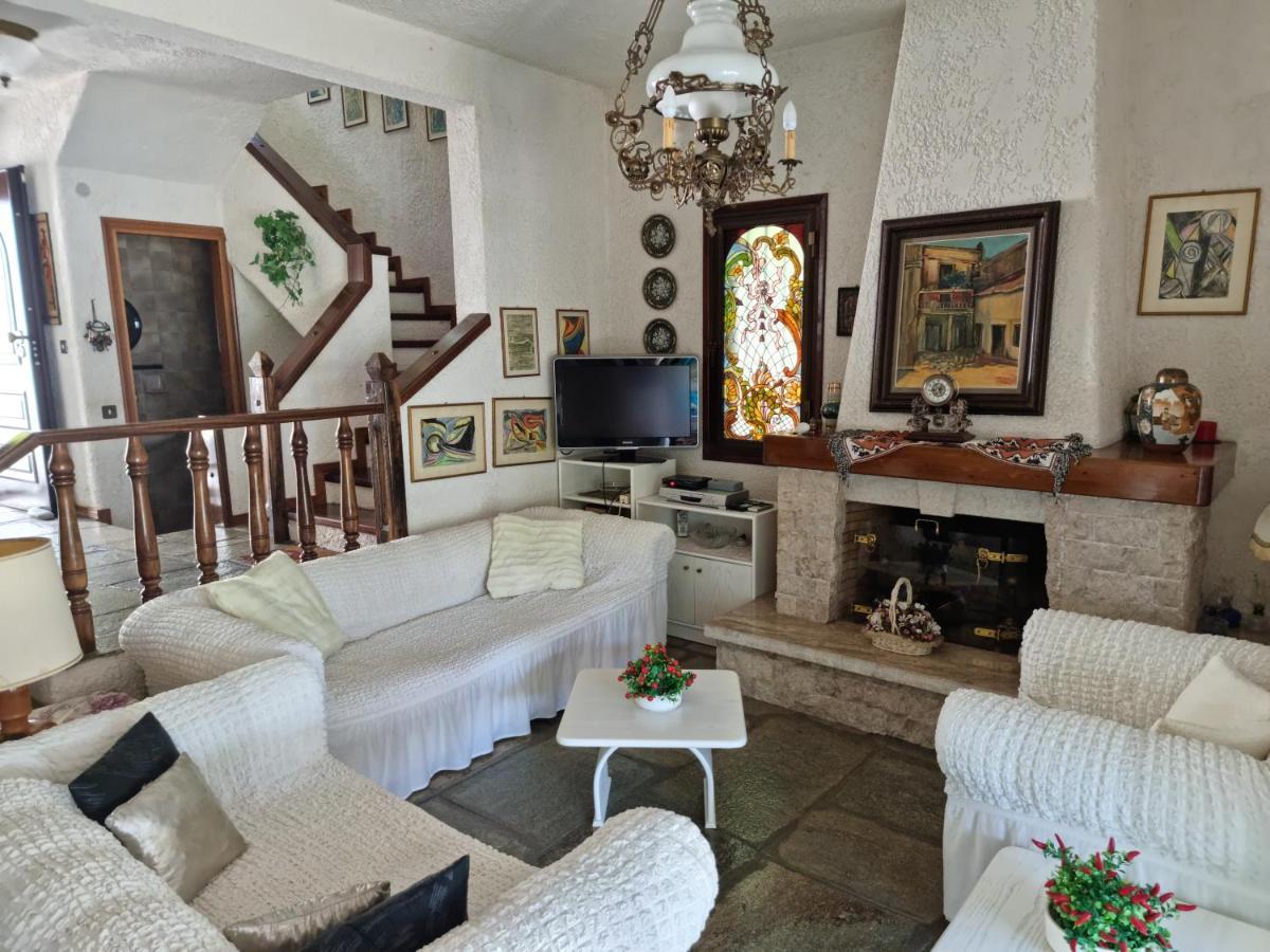 Beachfront Villa 100M From Sea For Up To 10 Guests Siviri Exteriör bild
